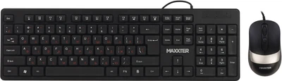 Комплект проводной Maxxter KMS-CM-03-UA USB Black