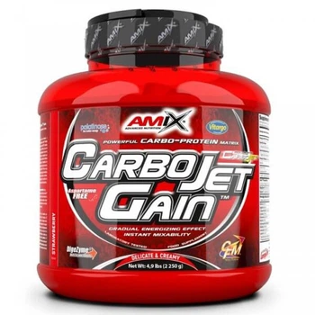Гейнер Amix CarboJet Gain 2.25кг Смак Полуниця