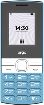 Мобильный телефон ERGO B185 DualSim Blue (7221435)