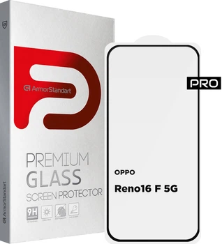 Защитное стекло для смартфона OPPO Reno16 F 5G ArmorStandart Pro Black (ARM92213)