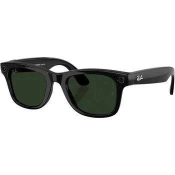 Смарт-очки Ray-Ban Meta Wayfarer Gen2 Stand.Shiny Black Frame/Clear to Graphite Green Transit.Lens. RW4012 601/1M 50-22