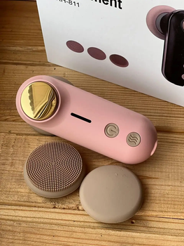 Інструмент для косметичного масажу обличчя Beauty instrument AND XL-867 АБС пластик, літій-іонній акумулятор 800 мА·год