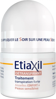 Антиперспірант тривалої дії для чутливої шкіри Etiaxil Detranspirant Confort+ Peaux Sensibles Aisselles Roll 15ml