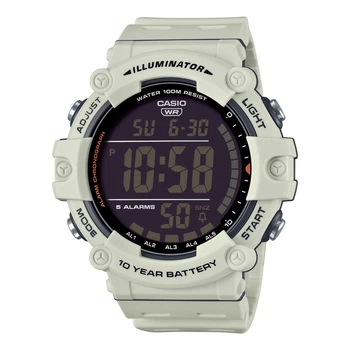 Чоловічий електронний годинник Casio AE-1500WH-8B2 бежевий