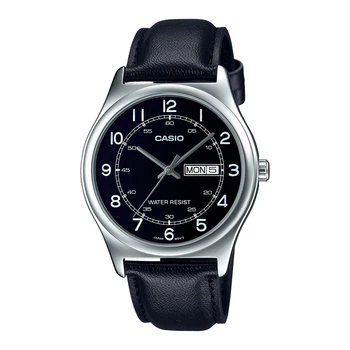 Чоловічий годинник Casio MTP-V006L-1B2 чорний циферблат