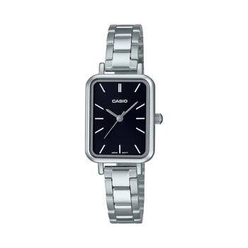 Жіночий годинник Casio LTP-V009D-1E чорний циферблат