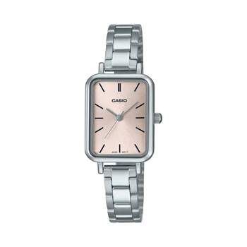 Жіночий годинник Casio LTP-V009D-4E рожевий циферблат