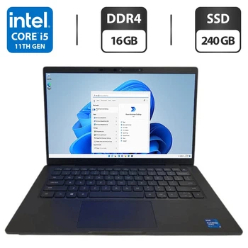 Ультрабук Dell Latitude 7320 / 13.3" (1920x1080) IPS / Intel Core i5-1135G7 (4 (8) ядра по 2.4 - 4.2 GHz) / 16 GB DDR4 / 240 GB SSD / Intel Iris Xe Graphics / WebCam б/у