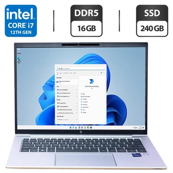 Ультрабук HP EliteBook 840 G9 / 14" (1920x1200) IPS / Intel Core i7-1265U (10 (12) ядер по 3.6 - 4.8 GHz) / 16 GB DDR5 / 240 GB SSD / Intel Iris Xe Graphics / WebCam б/у