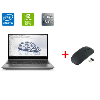 Мобильная рабочая станция Б-класс HP zBook Fury 15 G7 / 15.6" (1920x1080) IPS / Intel Core i7-10850H (6 (12) ядер по 2.7 - 5.1 GHz) / 16 GB DDR4 / 512 GB SSD + 256 GB SSD / nVidia Quadro T2000, 4 GB GDDR5, 128-bit / WebCam / TouchID / Windows 11 б/у