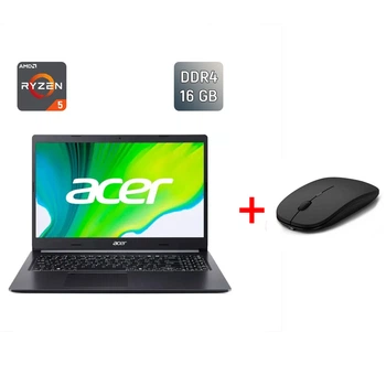 Ноутбук Б-класс Acer Aspire 3 A515-44 / 15.6" (1366x768) TN / AMD Ryzen 5 4500U (6 ядер по 2.3 - 4.0 GHz) / 8 GB DDR4 / 256 GB SSD / AMD Radeon RX Vega 6 Graphics / WebCam б/у + Подарок Беспроводная мышь / USB