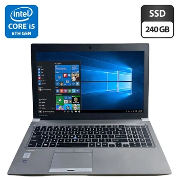 Ноутбук Toshiba Tecra Z50-C-139 / 15.6" (1920x1080) IPS / Intel Core i5-6200U (2 (4) ядра по 2.3 - 2.8 GHz) / 8 GB DDR3 / 240 GB SSD / Intel HD Graphics 520 / WebCam б/у