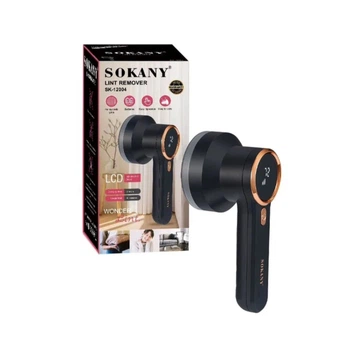 Машинка для стрижки катишок Sokany SK-12004 з дисплеєм акумуляторна для чищення одягу 9 Вт