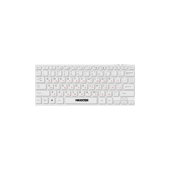 Клавиатура Maxxter USB UA White (KBM-C01W-UA)