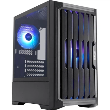 Корпус 1stPlayer Black без БП (H2-BK-4F7)