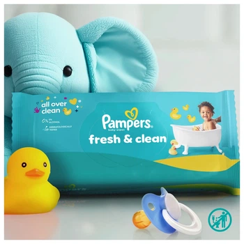 Влажные салфетки Pampers Fresh Clean на 240 шт (3х80)