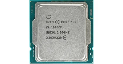 Процесcор Intel Core 5 11400F 4.4 GHz. 6 ядра/12 потоков. Soket 1200. Tray