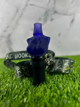 Персональный мундштук ручной работы Vibe Hookah - Tits Violet Flowers