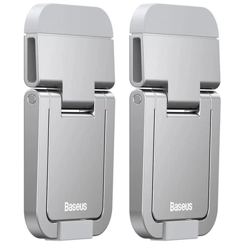 Підставка для ноутбуку Baseus Slim Laptop Kickstand (2шт) (LUZC00001) Silver