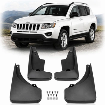 Бризковики для Jeep Compass (MK) 2006-2017 Комплект 4 шт (OEM: 82209894AB, 82209893, 82212513, 82212514)
