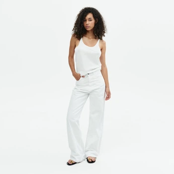 Женские джинсы Palazzo Cropped White w26l32