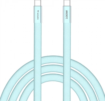 Kabel Verbatim USB Type-C - Type-C M/M 100W 1.2 m Blue (023942302766)
