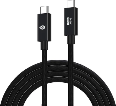 Кабель Conceptronic USB Type-C - Type-C M/M 40 Gbit/s 2 m Black (ETTA04B20)