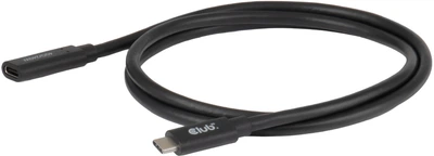Kabel Club 3D USB Type-C - Type-C M/F 1 m Black (CAC-2502)
