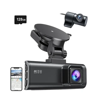 Відеореєстратор Redtiger F7NP WiFi 4K + 1080p 128GB (F7NP128G)