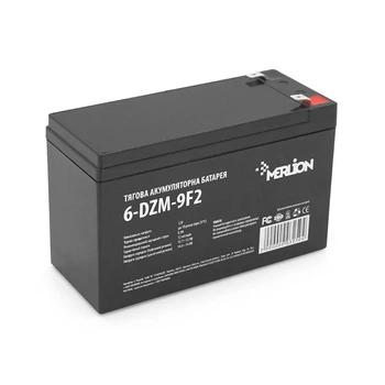 Тягова акумуляторна батарея AGM MERLION 6-DZM-9, 12V 9Ah F2, (150 x 65 x95 (100) (UG-3250)