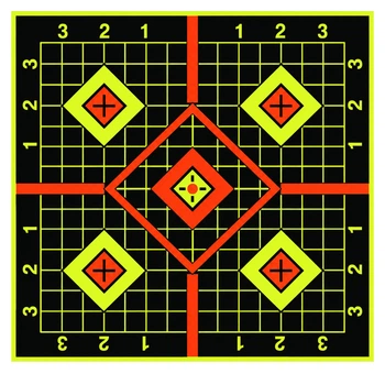 Реактивная мишень квадратная ST 15×15 см, 20 шт.