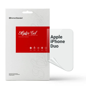 Захисна плівка для Apple iPhone Duo гідрогелева ударостійка протиударна прозора бронеплівка на телефон ArmorStandart захист скла (ARM94238)