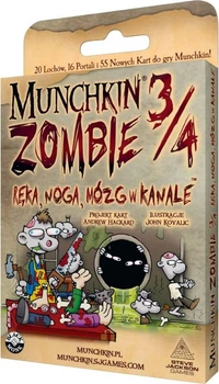 Dodatek do gry Black Monk Munchkin Zombie 3/4 Reka noga muzg w kanale (5901549119459)
