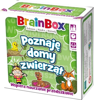 Gra planszowa Rebel BrainBox - Poznaje domy zwierząt (5902650616691)