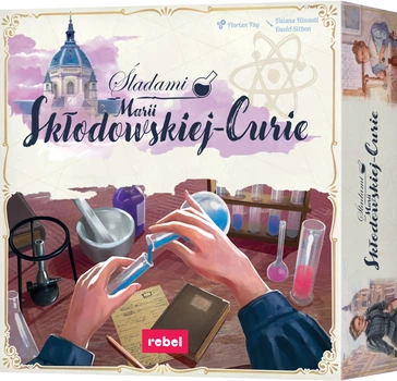 Gra planszowa Rebel Śladami Marii Skłodowskiej-Curie (wydanie polskie) (5906954790552)