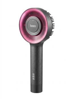 Масажер для шкіри голови Breo Scalp3S розумний чорний з підсвіткою подарунковий
