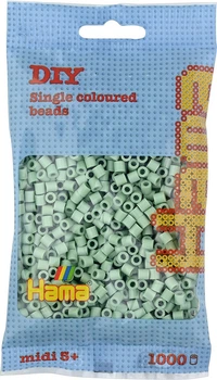 Zestaw koralików do prasowania Hama Midi Szaro-zielone 1000 szt. 207-101 (0028178271015)