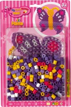 Mozaika termiczna Hama Maxi Motyl 250 elementów 8908 (0028178890889)