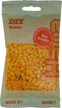 Zestaw bio-koralików do prasowania Hama Midi Żółte 1000 szt. 190-003 (0028178900038)
