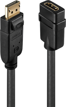 Adapter Lindy DisplayPort - HDMI Black (4002888410052)