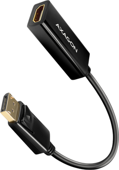 Adapter Axagon DisplayPort - HDMI 0.18 m Black (8595247906052)