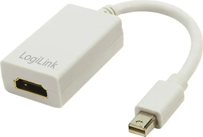 Адаптер LogiLink DisplayPort - HDMI 0.1 m White (4260113570081)