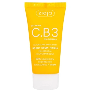 Ночная крем-маска для лица Ziaja Vitamin C.B3 Niacinamide, 50 мл
