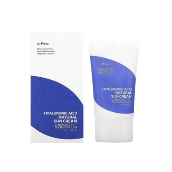 Сонцезахисний крем для обличчя Isntree Hyaluronic Acid Natural Sun SPF 50+, 50 мл