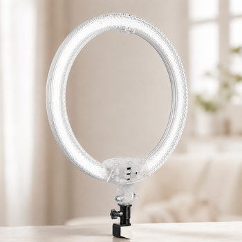 Кільцева лампа 56 см RGB RD-22 Crystal Diamond Lamp / Двостороння кольорова лампа для селфі/лампа блогера