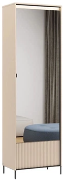 Шафа розпашна Frisco Trend 1д1ш 650x400x2100 мм Бежева/Чорна (43901-TG-01)