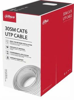 Skrętka Dahua Technology Cat 6 U/UTP (UTP) 305 m White (PFM923I-6UN-C)