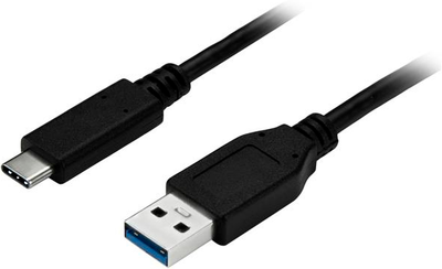 Kabel Startech USB-A - USB-C 3.2 Gen 1/3.1 Gen 1 1 m Black (USB315AC1M)