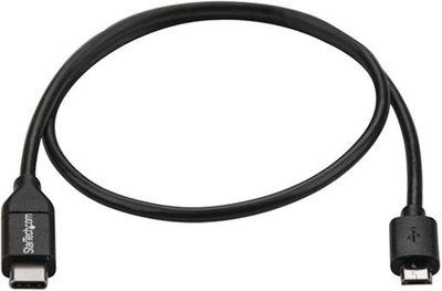 Кабель Startech USB-C - micro-USB 2.0 0.5 м Black (USB2CUB50CM)