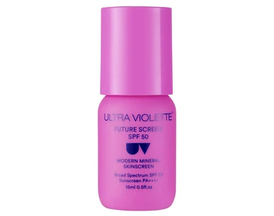 Сонцезахисний крем для обличчя ultra violette future screen spf 50 modern mineral skinscreen 15 мл